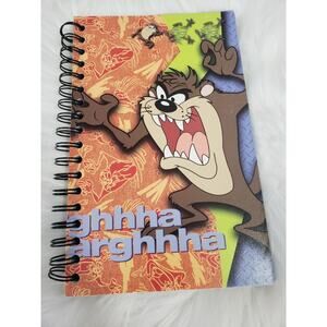 Vintage 1990s Looney Tunes Planner‎ Notebook Pad Taz 1996 School Work Schedule